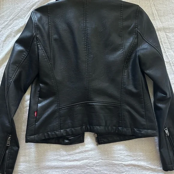 Levi's Women's Black Vegan Leather Jacket
